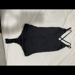 Double x back body suit